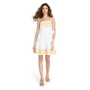 LISA MARIE‎ FERNANDEZ X TARGET Belted Linen Sundress Sz XXS